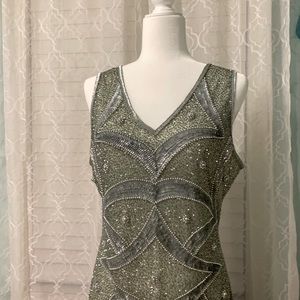 1920s Flapper dress / Unique Vintage